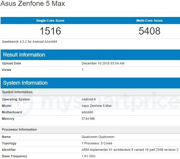 Asus Zenfone 5 Max in Geekbench.jpg