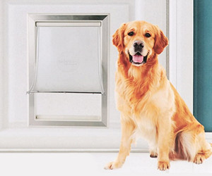 BarksBar Original Plastic Dog Door with Aluminum Lining review