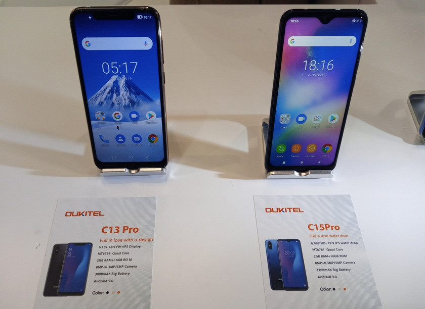 OUKITEL на MWC 2019: смартфоны с мощными аккумуляторами и модные бюджетники-4