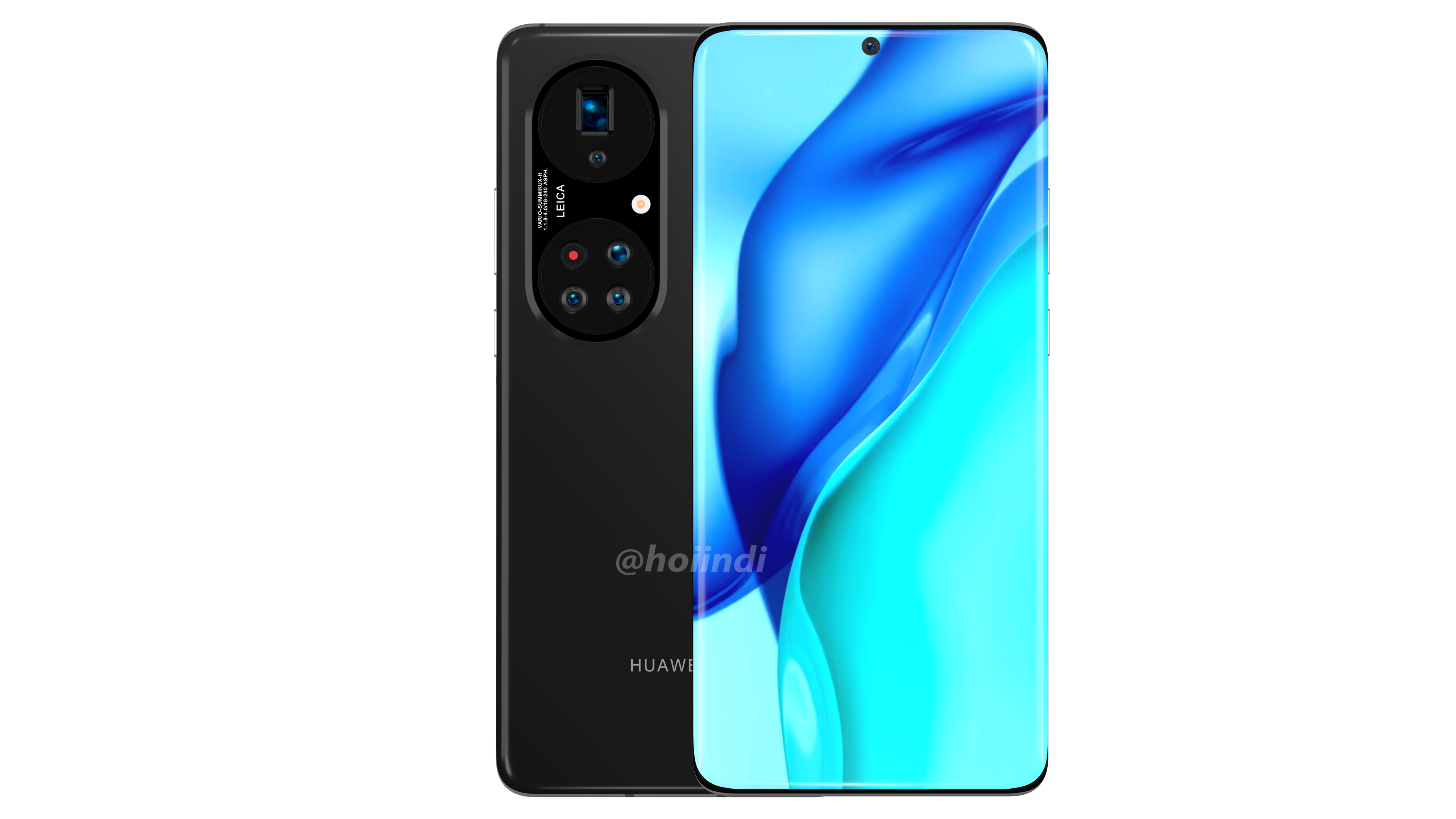 Huawei P50 Pro+ показали на рендерах: странные круги и очень много камер |  gagadget.com