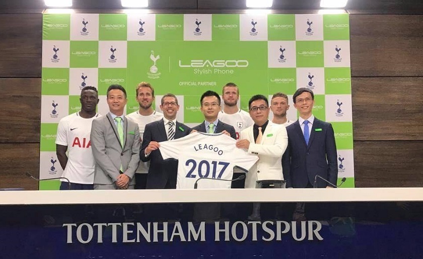 Компания LEAGOO стала офиальным партнером футбольного клуба «Тоттенхэм Хотспур»