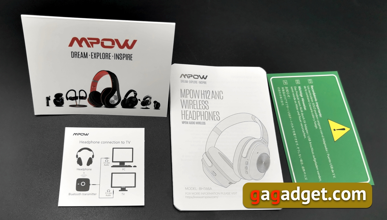MPOW H12 look: close headphones with hybrid noise-canceling for $60-4