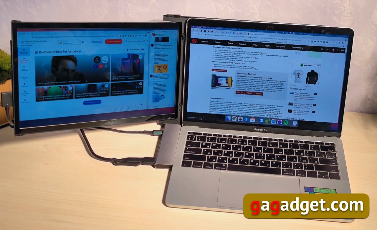 Come raddoppiare lo schermo del tuo laptop e rimanere mobile: la recensione del monitor trasformatore USB Mobile Pixels DUEX Plus