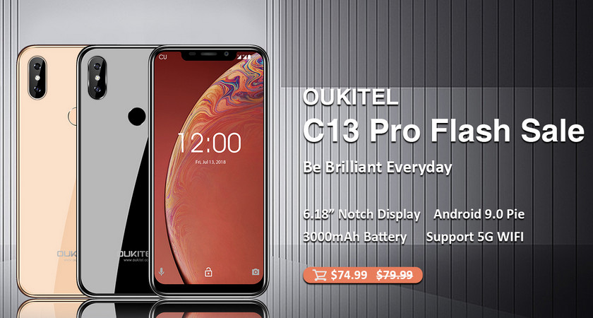 Смартфон OUKITEL C13 Pro в стиле iPhone XS — уже в продаже за $74.99