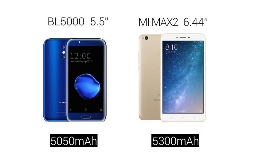 Сравнение DOOGEE BL5000 и Xiaomi Mi Max 2-3
