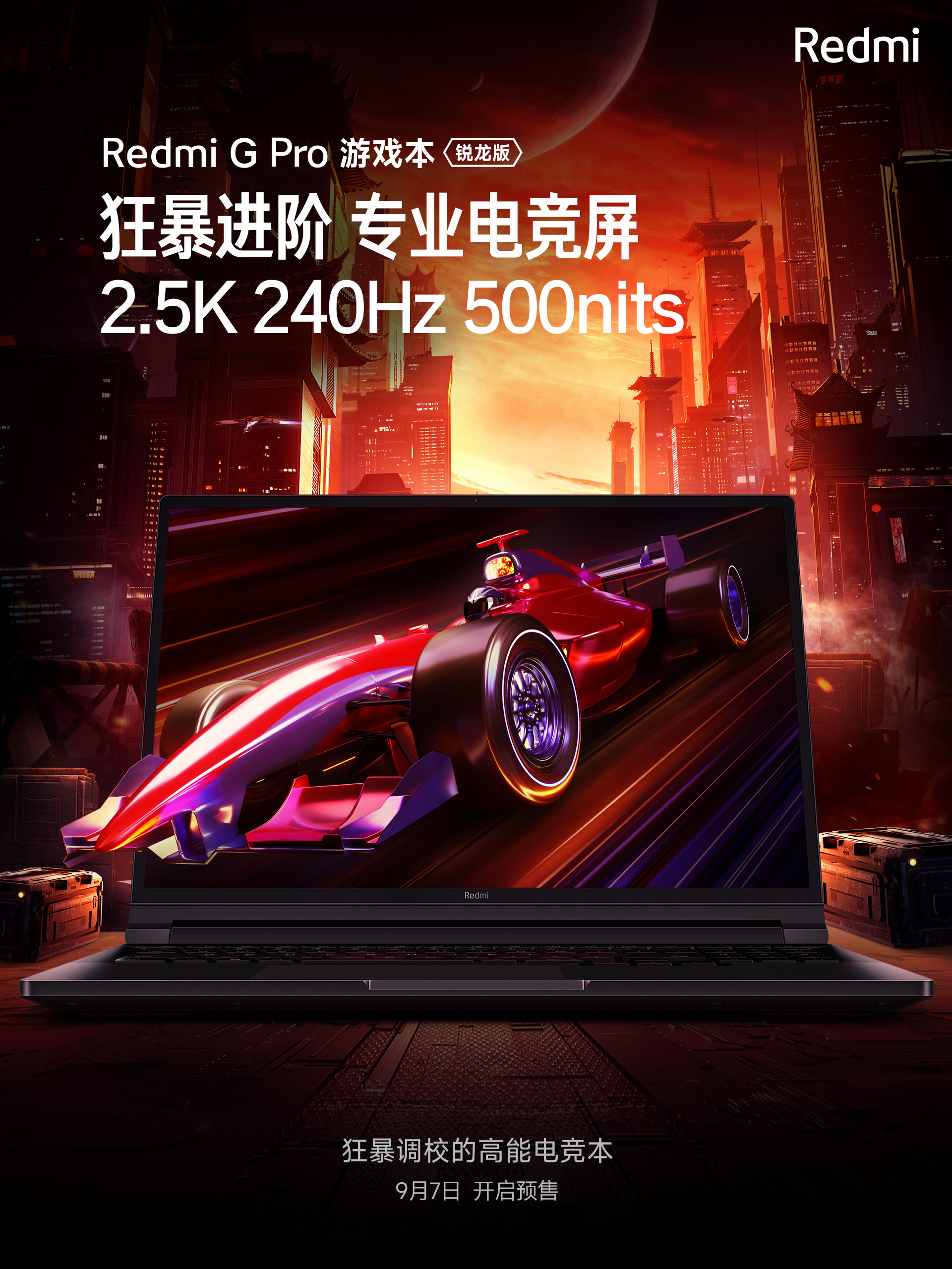 Redmi G Pro: gaming laptop with 240Hz screen, AMD Ryzen 7 6800H ...