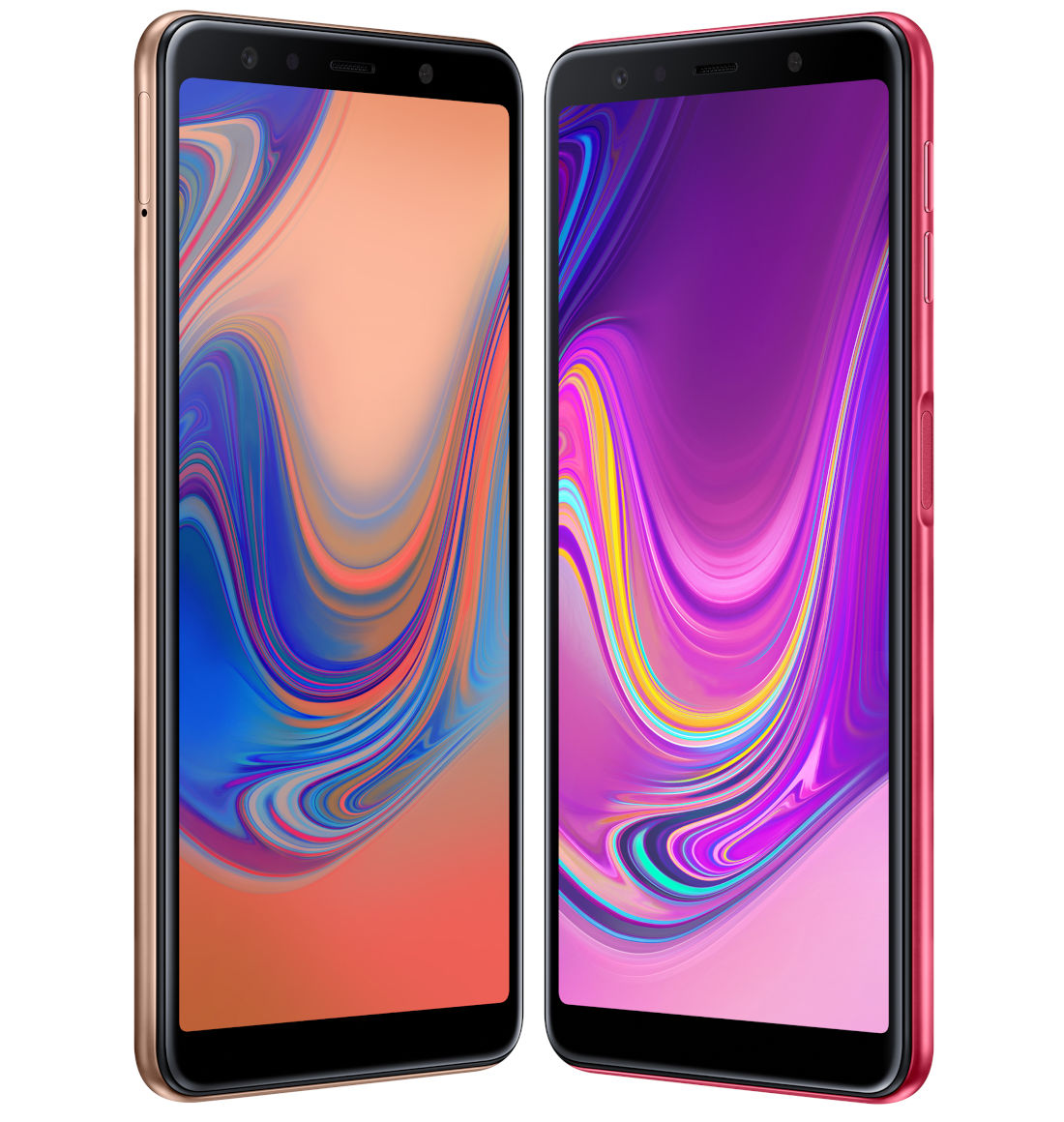 Премьера Samsung Galaxy A7 (2018): смартфон с тройной камерой и боковым сканером отпечатков-3