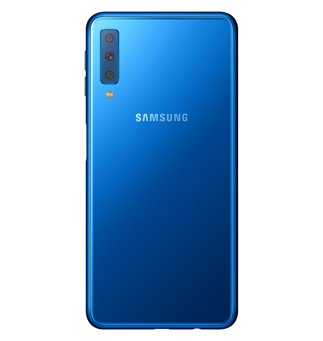 Премьера Samsung Galaxy A7 (2018): смартфон с тройной камерой и боковым сканером отпечатков-4
