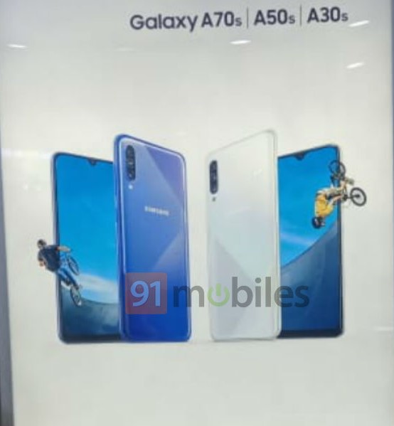 Samsung Galaxy A70s появился на рекламном постере