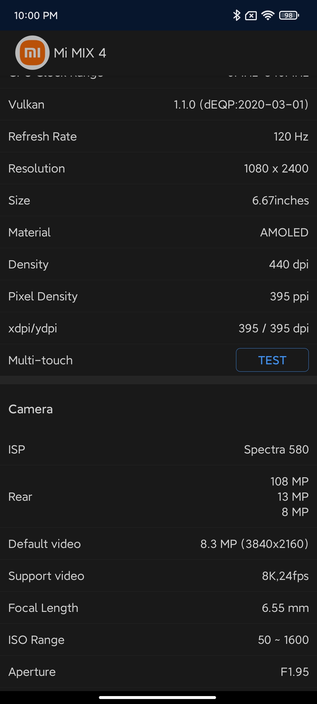 Xiaomi MIX 4 de mes propres yeux : une caméra frontale sous l'écran que l'on ne voit pas vraiment-33