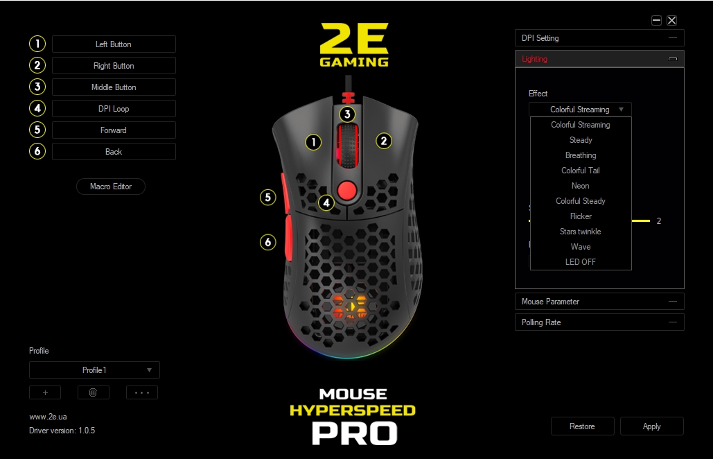 2E Gaming HyperSpeed Pro - przegląd: Lekka mysz do gier z doskonałym sensorem-23