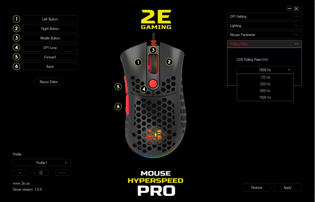2E Gaming HyperSpeed Pro - przegląd: Lekka mysz do gier z doskonałym sensorem-25
