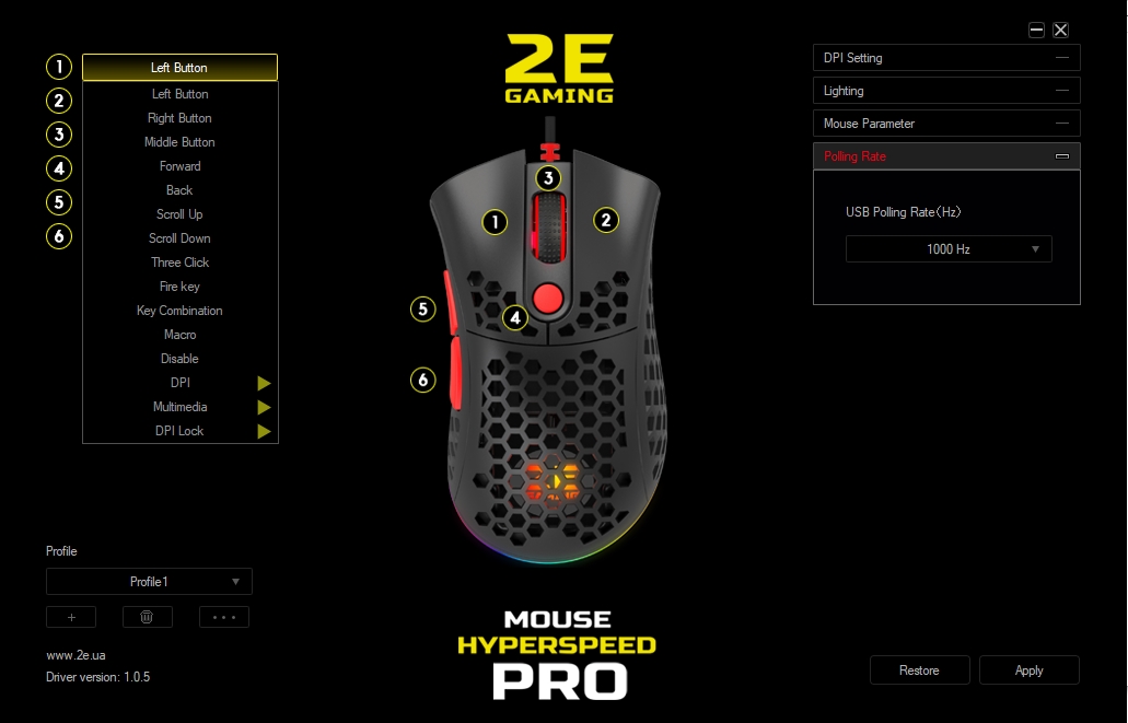 2E Gaming HyperSpeed Pro Überblick: Eine leichte Gaming-Maus mit einem großartigen Sensor-26