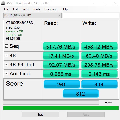 Recensione Crucial BX500 da 1 TB: SSD economico come spazio di archiviazione al posto dell'HDD-22