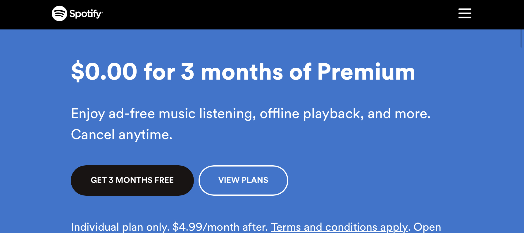 $0 for a 3-month Premium subscription: Spotify has launched a promotion to  attract new users