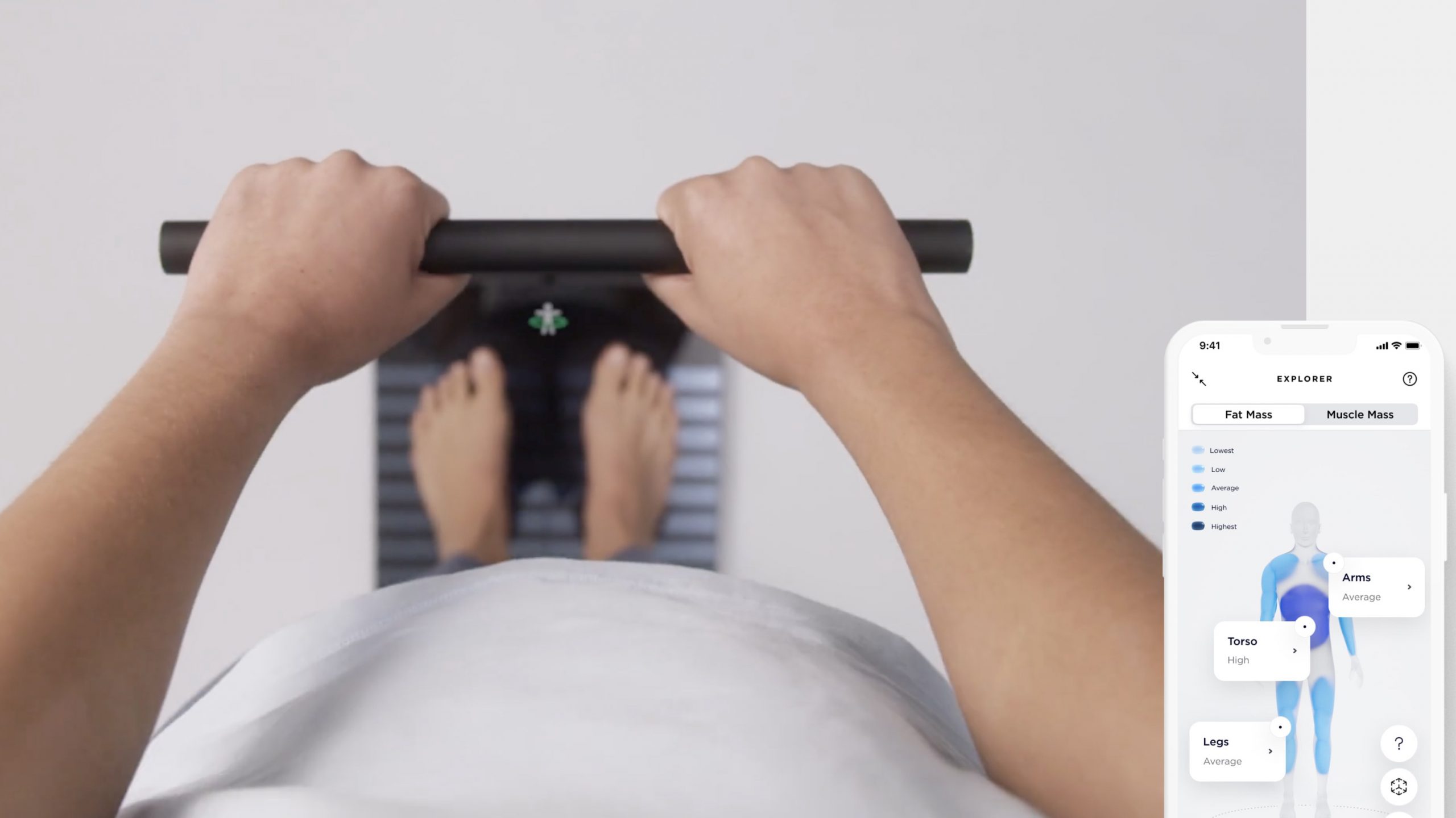 Withings' Body Scan scale will take EKGs and measure segmented
