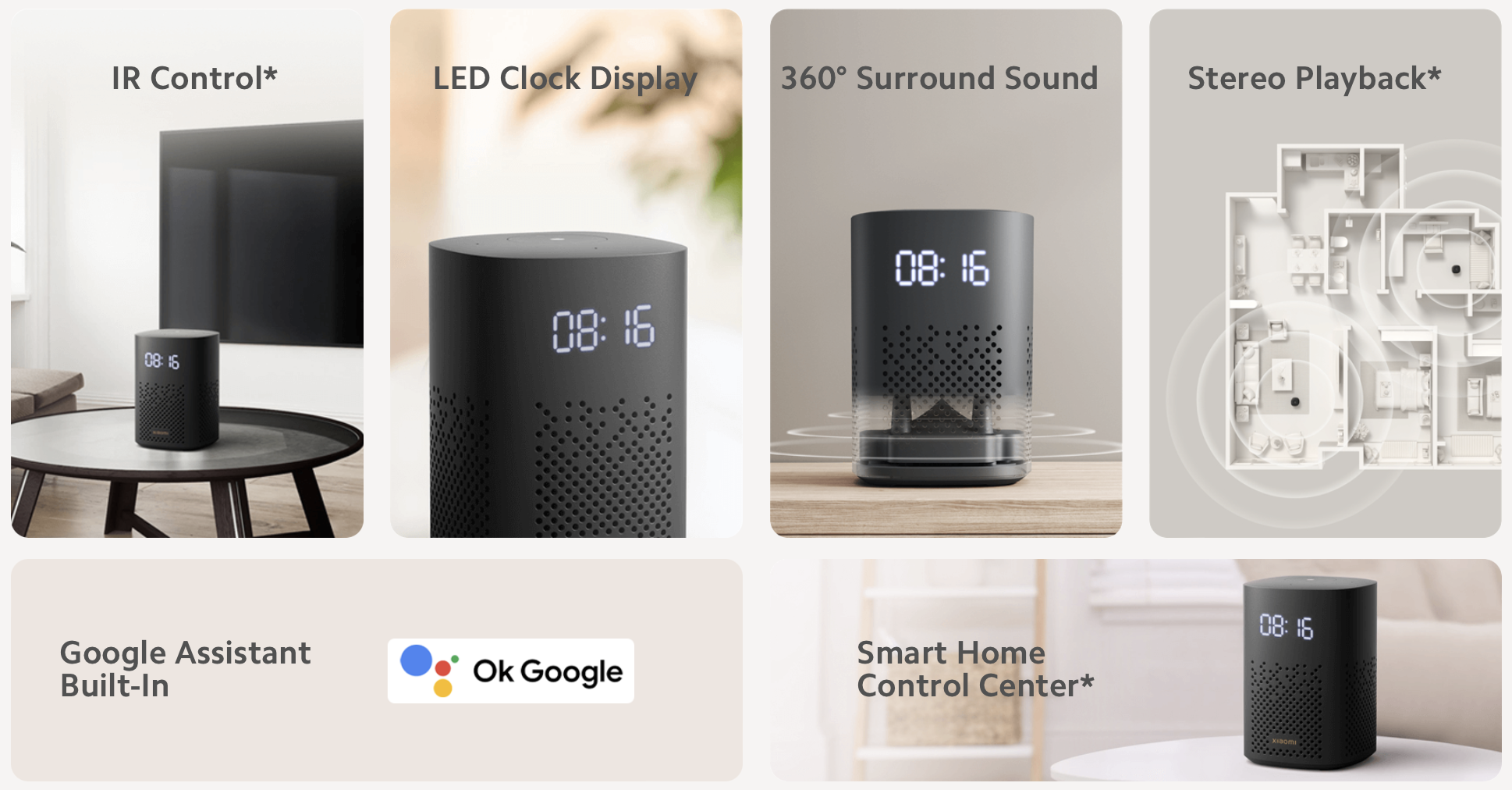 Compras HY - Ok Google, ¿cuál es el mejor altavoz inteligente para  escuchar música y ejecutar mi hogar inteligente? Fácil: Mi Smart Speaker.  🎶 Controle sus dispositivos inteligentes, mientras escucha música,  noticias