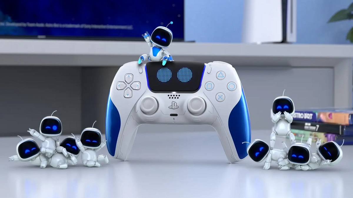 Sony представила кумедний контролер DualSense для PS5, дизайн якого натхненний новою грою Astro Bot