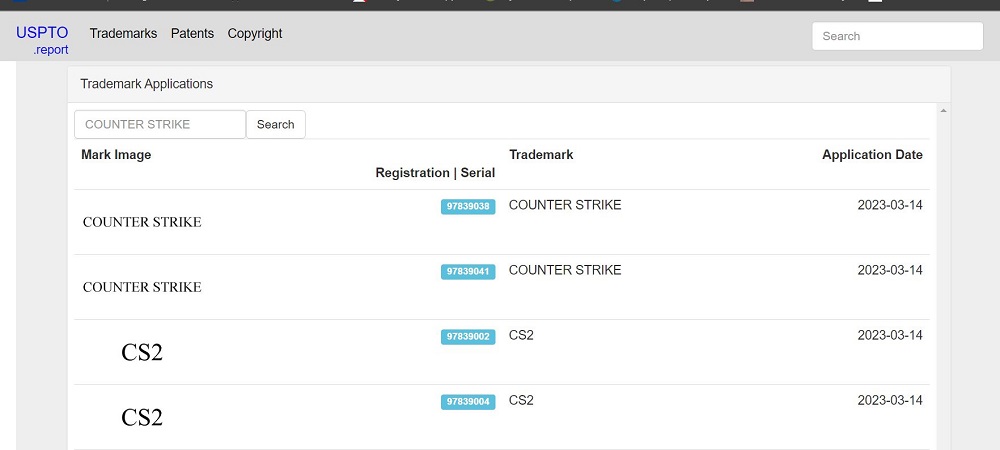 There is no doubt left.  Valve registered four trademarks at once with the mention of Counter-Strike 2-2