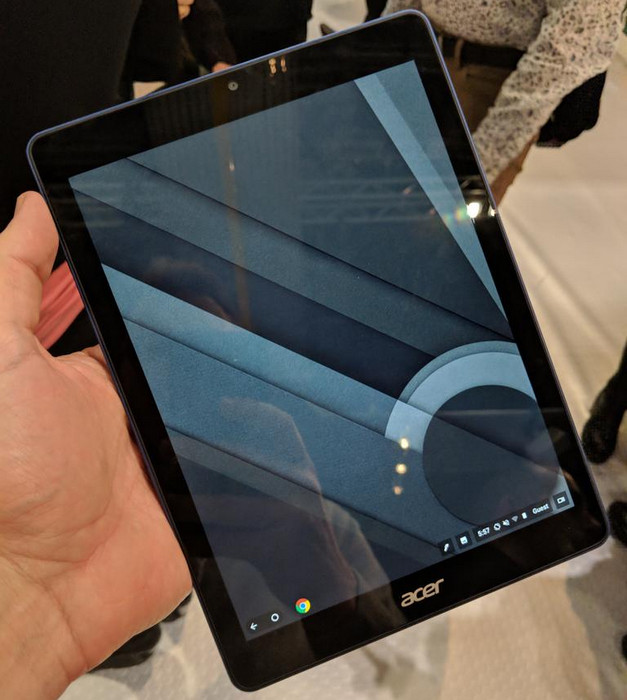 Acer показала первый в мире планшет на Chrome OS