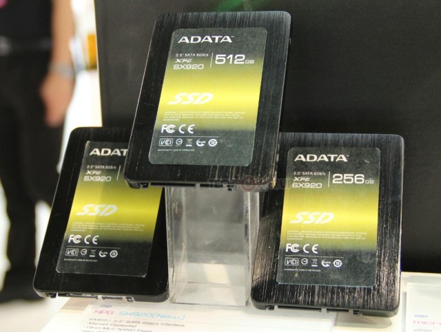 SSD-накопители ADATA XPG SX920 объемом 128, 256 и 512 ГБ