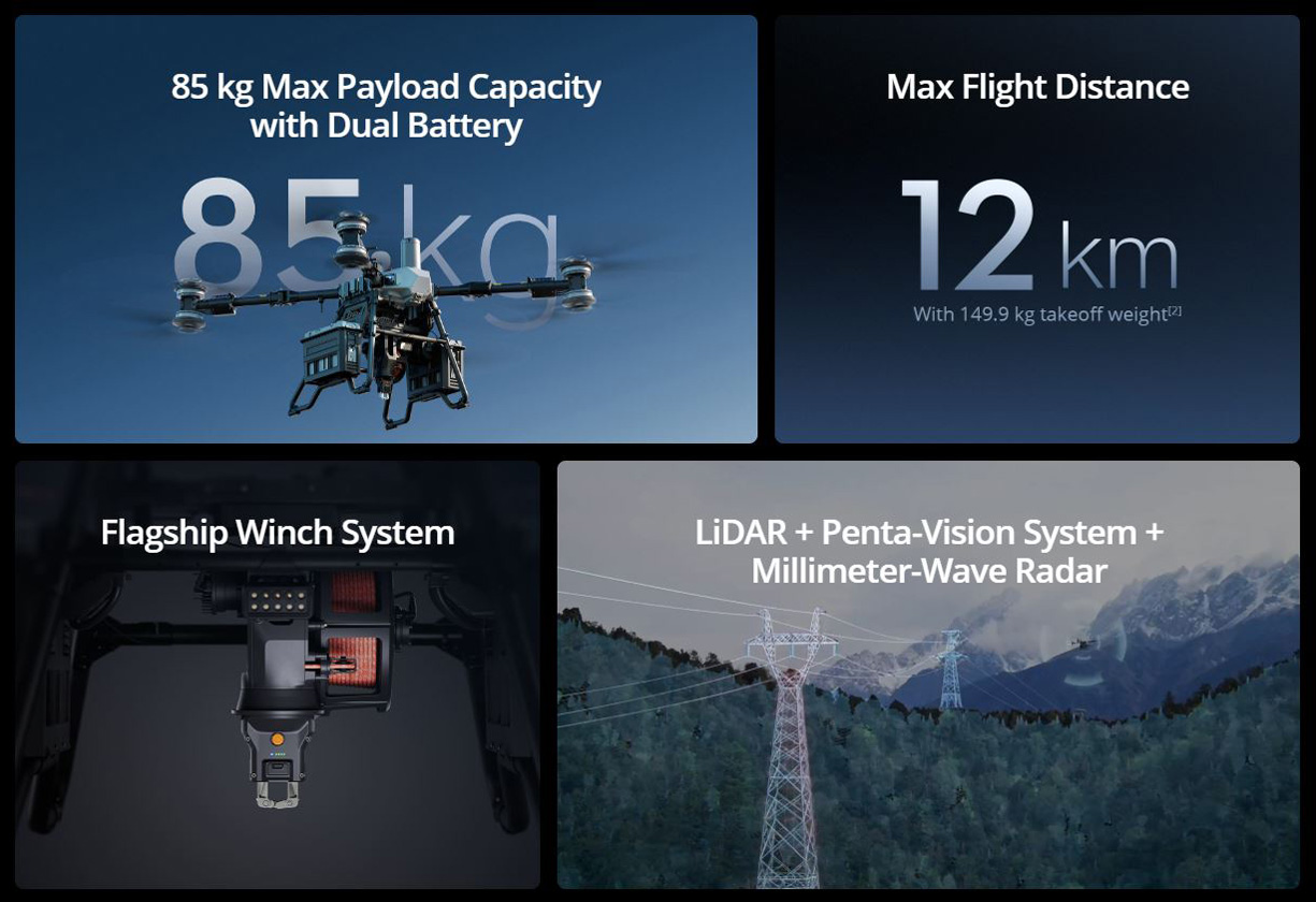 DJI FlyCart 100 démontre de nouvelles capacités de livraison