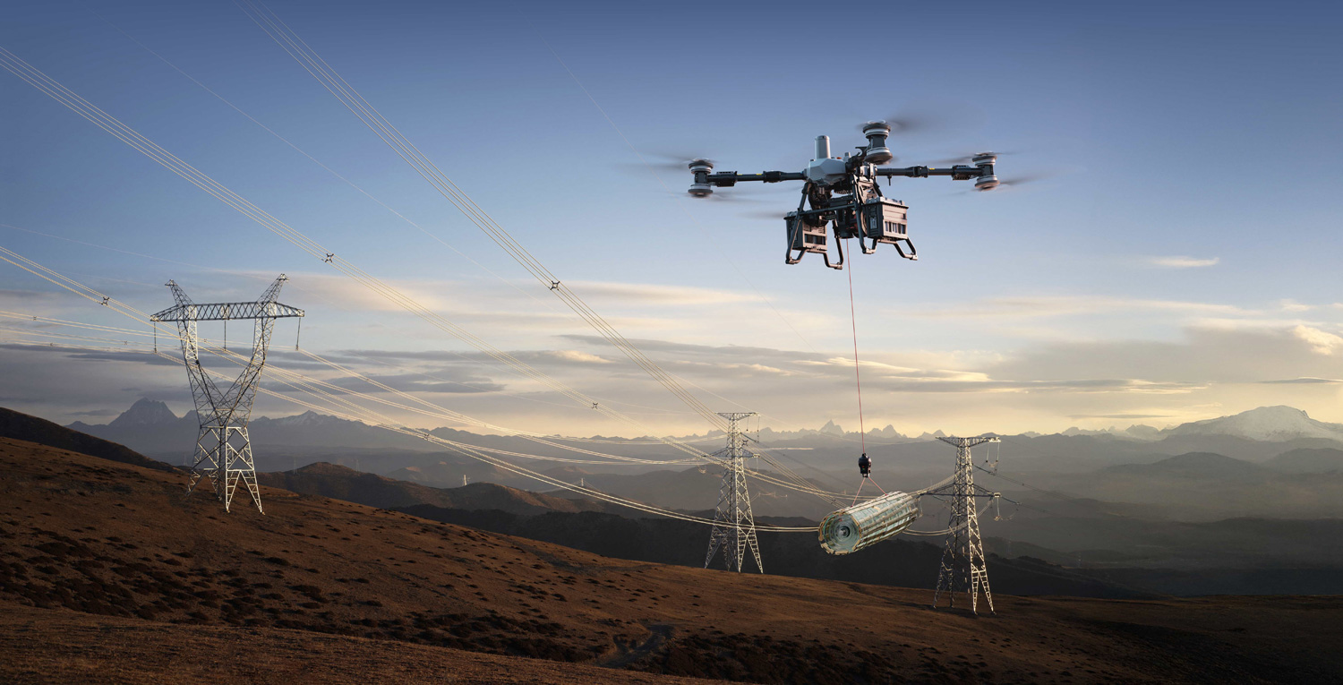 DJI FlyCart 100 en livraison aérienne