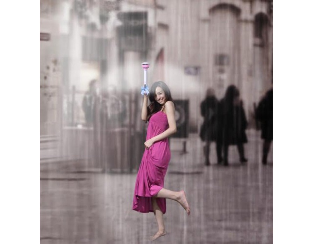 Невидимый зонт Air Umbrella защитит от дождя воздушным потоком