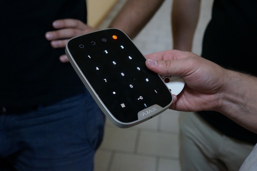 Physical keyboard prototype for Ajax Hub