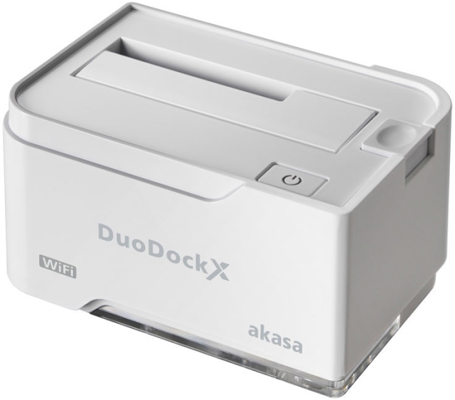 Беспроводная док-станция Akasa DuoDock X WiFi для жестких дисков