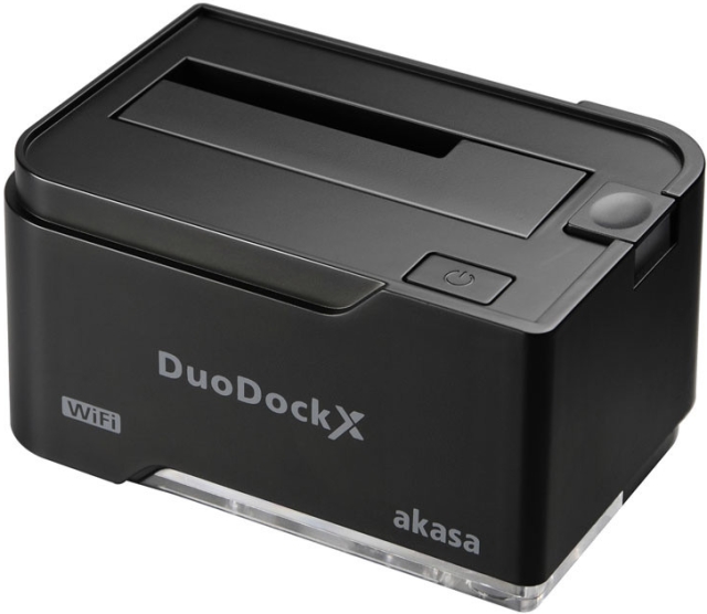 Беспроводная док-станция Akasa DuoDock X WiFi для жестких дисков-2