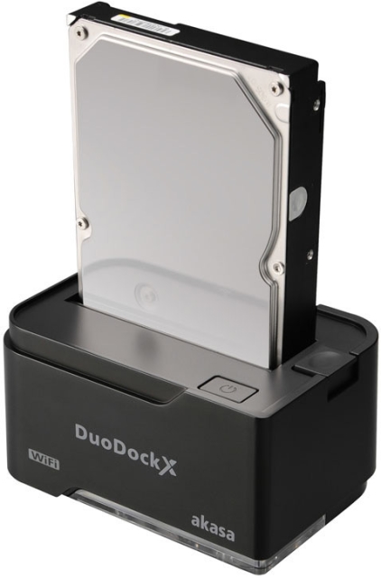 Беспроводная док-станция Akasa DuoDock X WiFi для жестких дисков-3