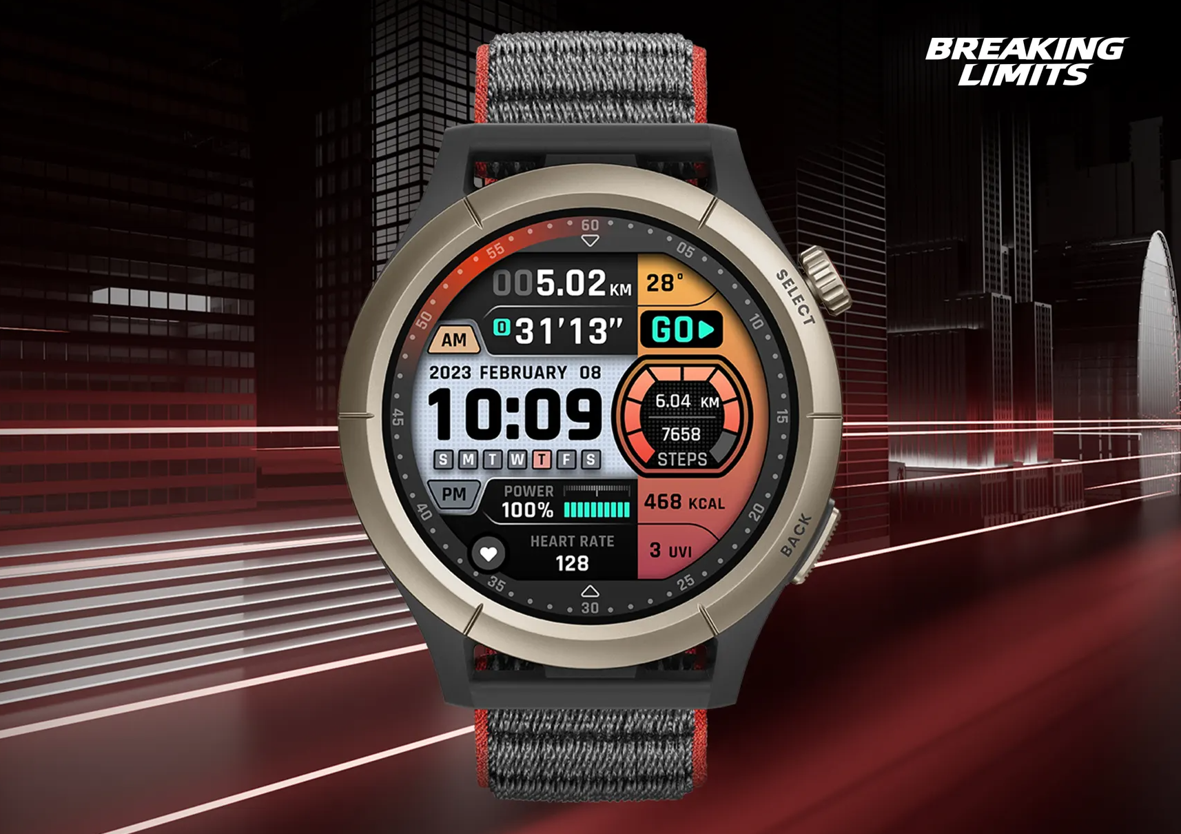 Smartwatch Amazfit Cheetah Speedster Grey Reloj Inteligente