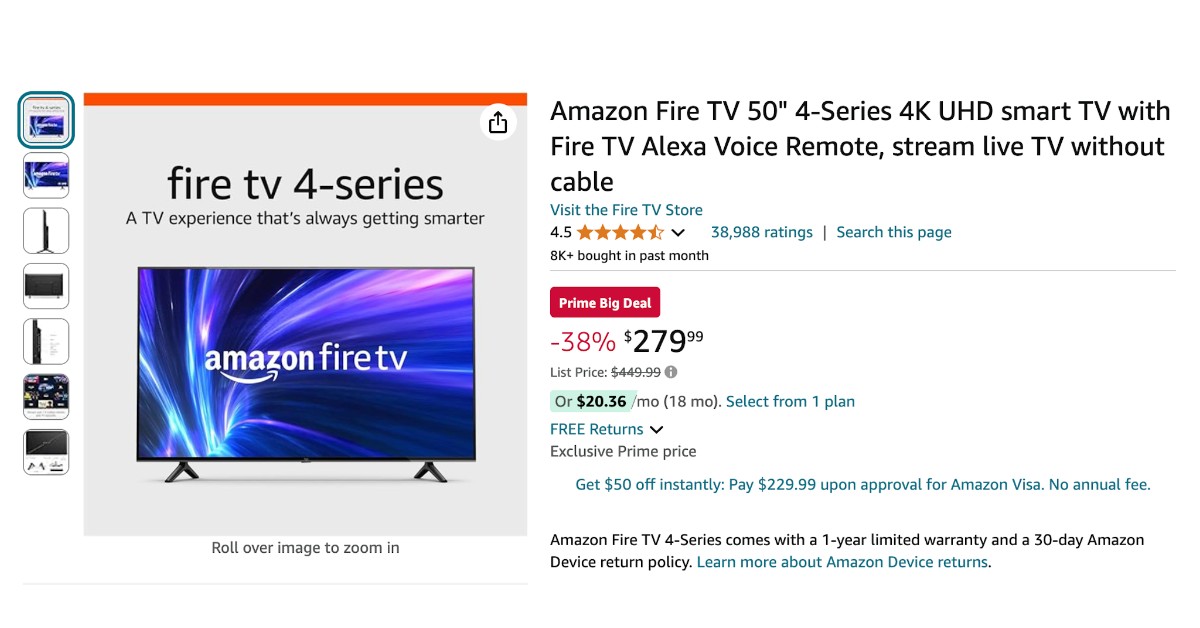 Amazon Fire TV 50