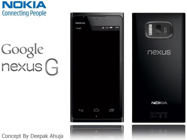 Через точку G: концепт Android-смартфона Nokia Nexus G с камерой на 21 МП