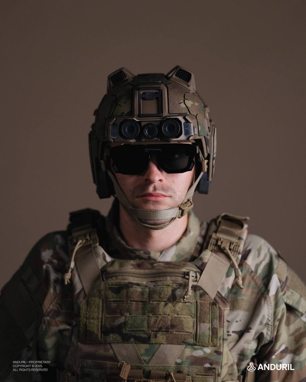 Шолом EagleEye в дії від Anduril Industries