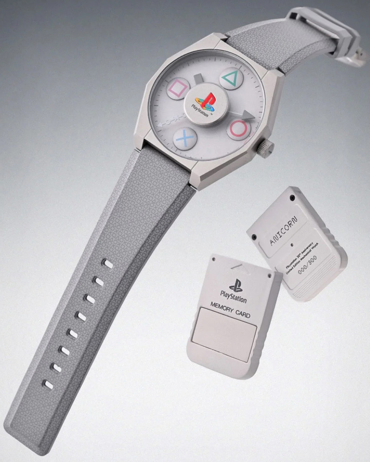 Bracelet Anicorn x PlayStation 30th Anniversary Watch avec motif