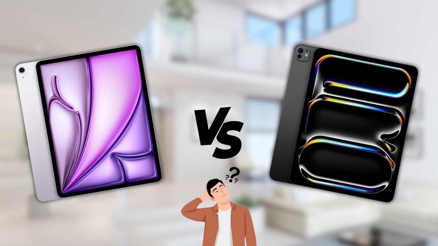 Comparaison entre l'iPad Air M3 2025 et l'iPad Pro M4