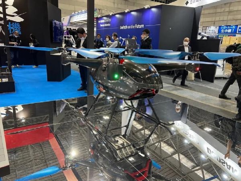 Arase Aizawa Aerospace presenta el enorme dron AZ1000 impulsado por una motocicleta Suzuki FSX-R1000
