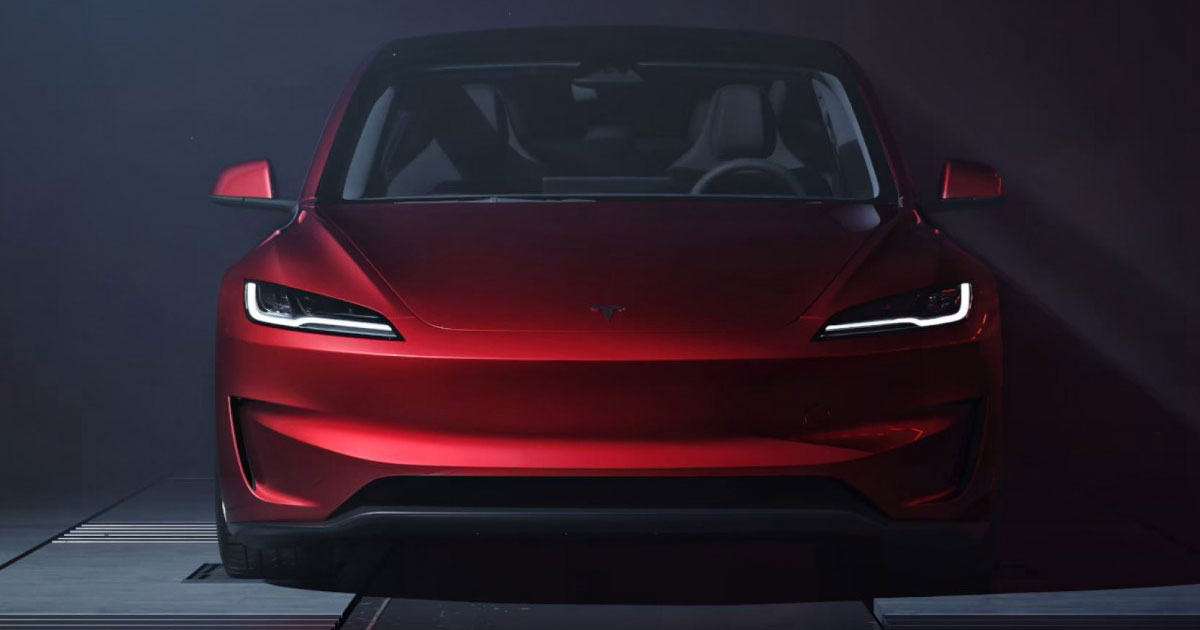 Tesla Model 3. Фото: Tesla