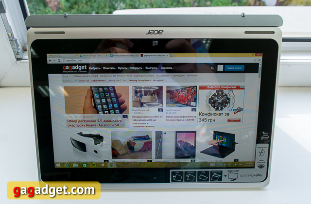 Обзор планшета-трансформера Acer Aspire Switch 10-9