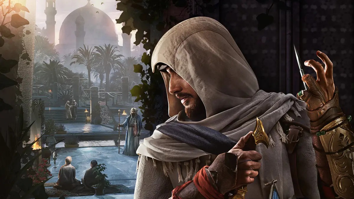 Forbereder Ubisoft et tillegg til Assassin's Creed Mirage likevel? Et mystisk reklamebanner ble funnet i hovedmenyen i spillet.