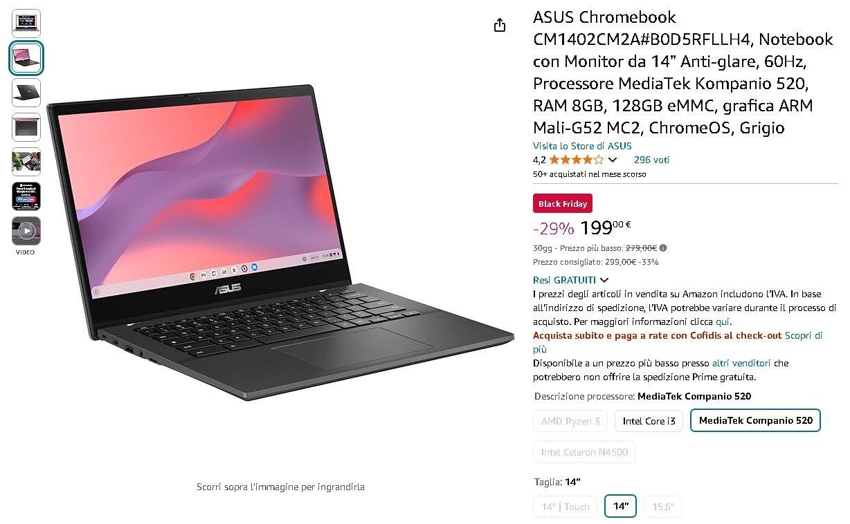 ASUS Chromebook CM14