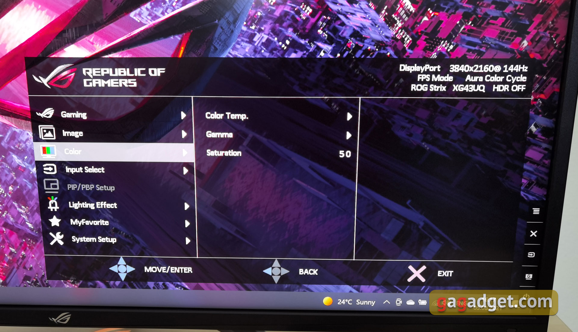 Recenzja ASUS ROG Strix XG43UQ: najlepszy monitor dla next-genowych konsol do gier-37