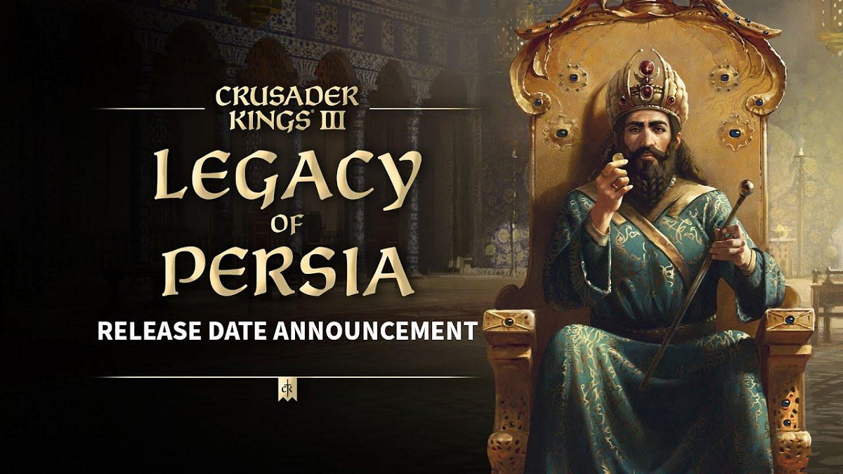 Paradox Interactive a révélé la date de sortie de l'extension Legacy of Persia pour le jeu de grande stratégie historique Crusader Kings 3 et a présenté sa nouvelle bande-annonce.