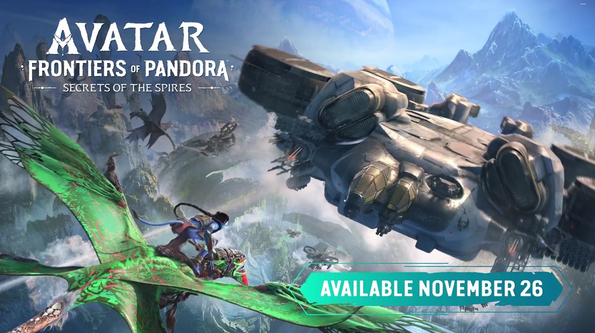 Le deuxième DLC Secret of The Spires pour Avatar : Frontiers of Pandora sortira le 26 novembre.