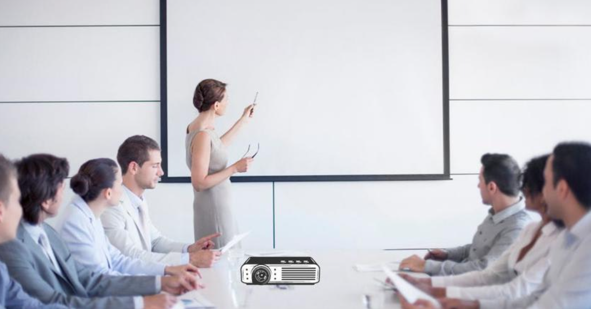 best portable projector for powerpoint presentations 2024