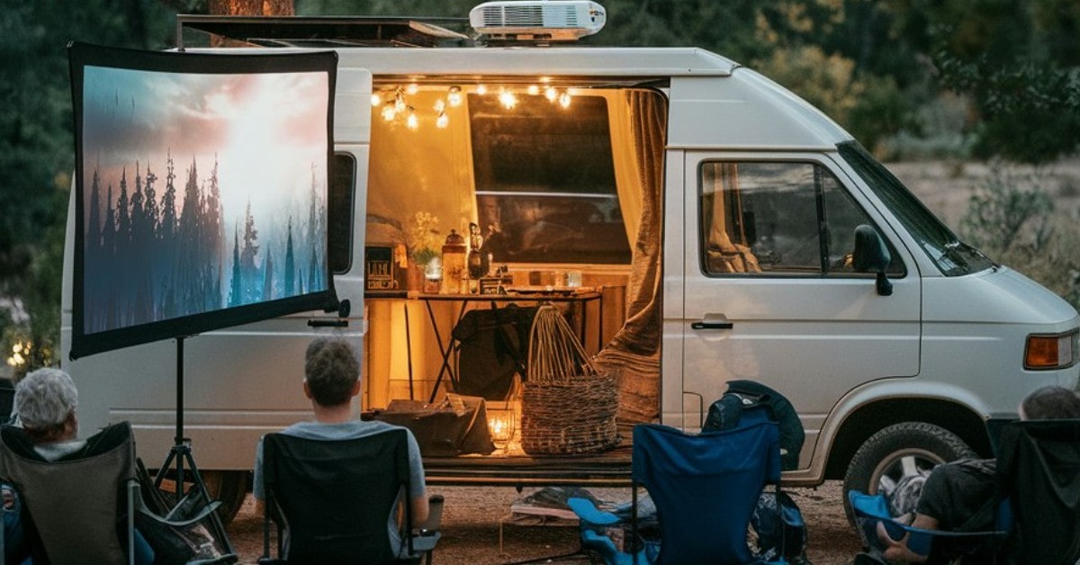 Projector voor vanlife