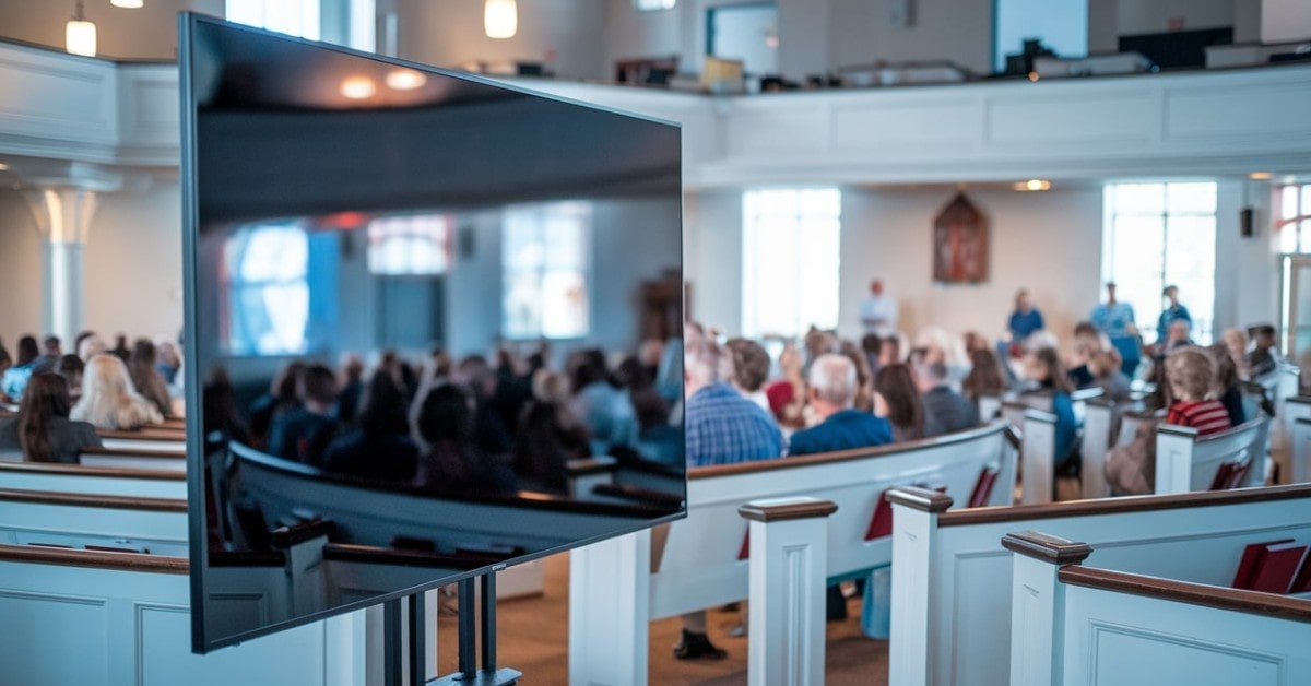 church tv monitors