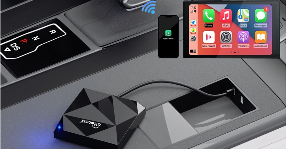 Geweo Carplay sans Fil, 2023 Upgrade Adaptateur Apple Carplay sans